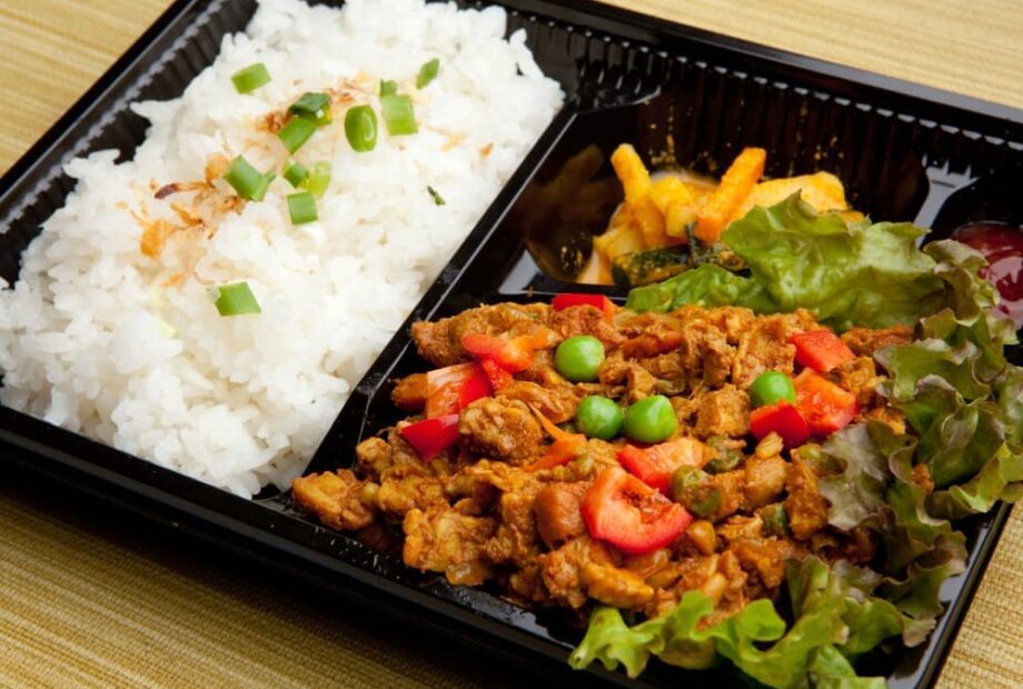 テンペドライカレー弁当